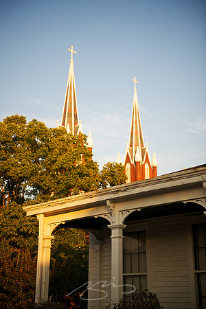 Tovwering Over the Porch