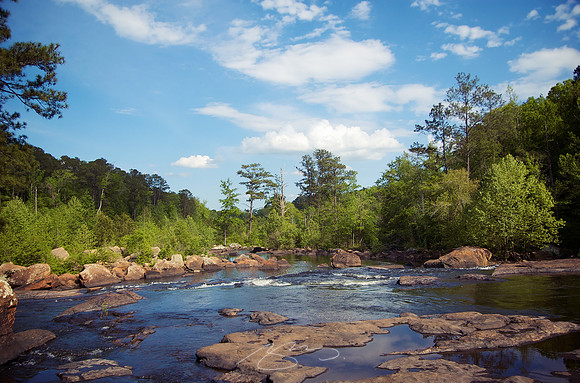 Towaliga, Downstream