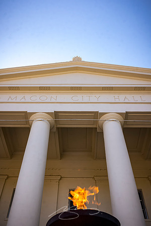 Macon - Oct 2022 - 6 - City Hall, Flamed