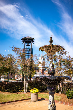 Sandersville - October 2022 - 20 - Fountain and Belltower, 101 S. Harris St,