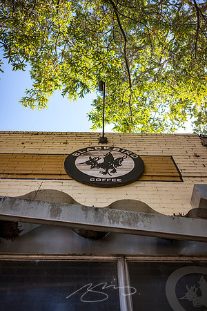 Milledgeville - October 2022 - 7 - Blackbord Coffee Sign (and Building Detail)