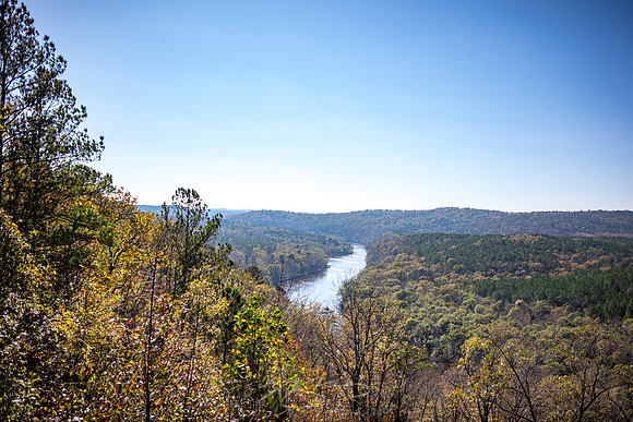 Thomaston - November 2022 - 1 -Flint River from Sprewell Bluff #1