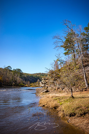 Thomaston - November 2022 - 16 -Sprewell Park  and Bluff Base on the Flint River