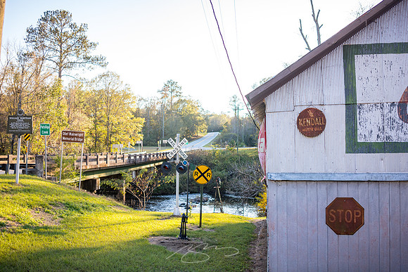 Fickling Mill - November 2022 - 2 - Bridge and Barn (with Decor)