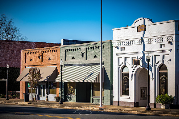 Talbotton - Nov 2022 - 18 - Monroe Street Storefonts, Downtown