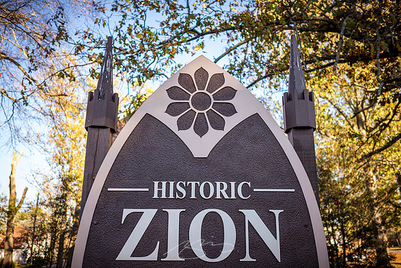 Talbotton - Nov 2022 - 23 - Historic Zion Church (Sign)