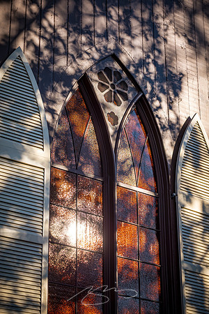 Talbotton - Nov 2022 - 31 - Zion Episcopal Church (Window Detail #3)
