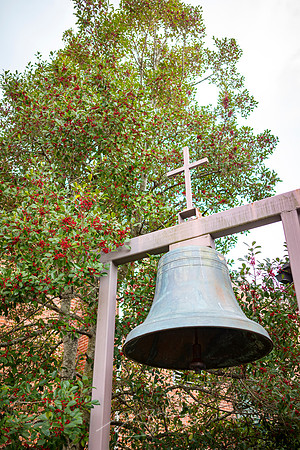 Dublin Downtown - Dec 2022 - 26 - Bell and Berries, Christ Episcopal Church, 318 Academy Ave
