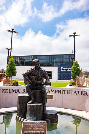 Macon - Mar 2026 - 20 - Zelma Redding Amphitheater (with Statue), Cherry St and First St. Ln.