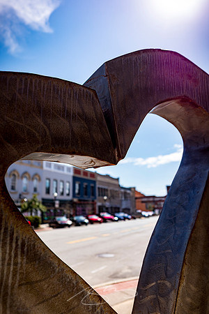 Macon - Mar 2026 - 30 - I Heart Downtown (Sculpture), Second St.