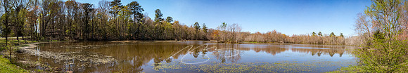 Milledgeville - Spring 2023 - 10 - O'Quinn Pond (Panorama)