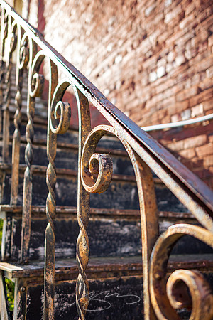 Eatonton - Mar 2023 - 16 - Stairway Detail #1, 101 N. Madison St