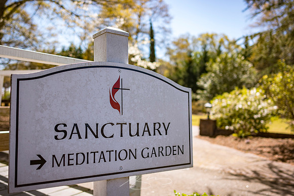 Senoia - March23 - 5 - Senoia United Methodist Church (Sanctuary - Meditation Garden)