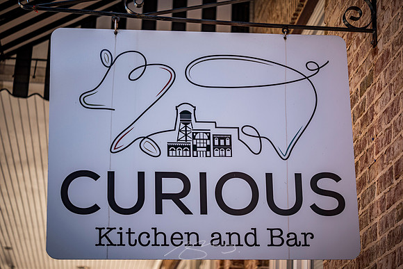 Senoia - March23 - 38 - Curious Kitchen and Bar (Sign), 42 Main St