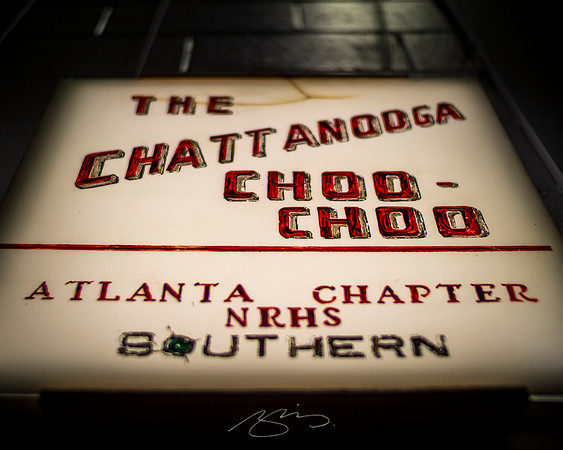 Southeastern Railway Museum, Duluth - Sep 2026 - 35 - The Chattanooga Choo-Choo (NRHS Sign)