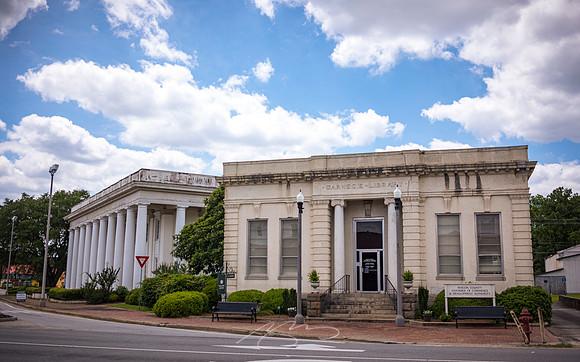 Montezuma - May 2023 - 28 - Carnegie and Columns, N. Dooly and E. Railroad Sts
