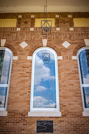 Montezuma - May 2023 - 7 - Window Detail, Montezuma Methodist, N. Dooly St