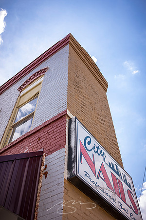 Montezuma - May 2023 - 34 - Narrow Building (Nails), 107 S. Dooly St