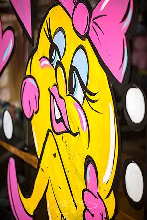 Macon - April 2023 - 13 - Ms. Pac-Man Window, 566 Cherry St