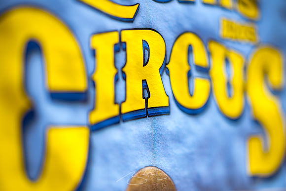 Macon - April 2023 - 7 - Circus Advertisement Detail, Poplar St