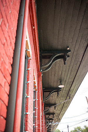Montezuma - May 2023 - 16 - Bracket Detail #2, Old Railroad Depot, Dooly & E. Railroad Sts