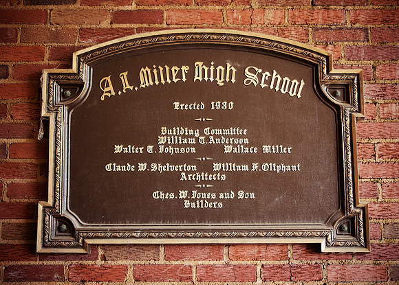 A.L. Miller High School (Plaque)