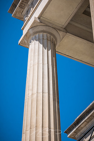 Macon - May 2022 - 54 - City Auditorium (Column and Roof Detail #1), Macon