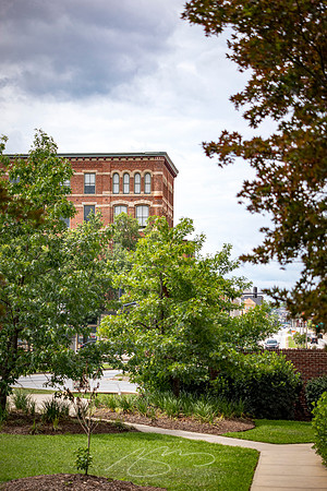 Macon - July 2023 - 7 - 382 MLK Blvd, as Seen Through Pocket Park