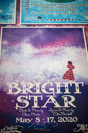 Macon - July 2023 - 18 - Bright Star (Painted) Poster, Theatre Macon, 3rd St. Ln