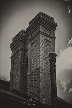 Forsyth - May 2025 - 34 - Forsyth Train Depot (Chimneys), 104-114 E. Adams St., Forsyth