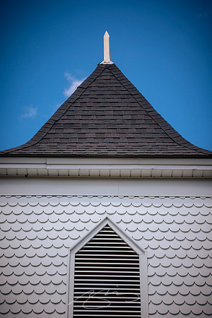 Smarr - May 2025 - 4 - Mt. Zion United Methodist Church (Steeple Detail), 40 Rumble Rd., Smarr