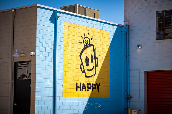 Augusta - September 2023 - 8 - Happy Mural, Tire City Potters, 210 10th St