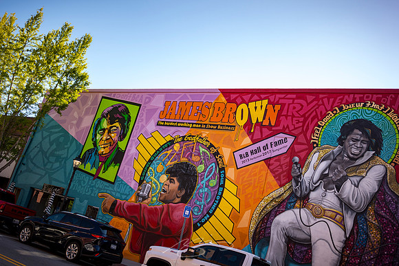 Augusta - September 2023 - 20 - Spirit of Funk Mural, 190 James Brown Blvd