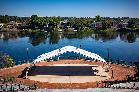 Augusta - September 2023 - 43 - Jessye Norman Amphitheatre (From Above), Augusta Riverwalk