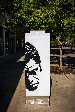 Augusta - September 2023 - 16 - Painted Utility Box (James Brown), Broad St