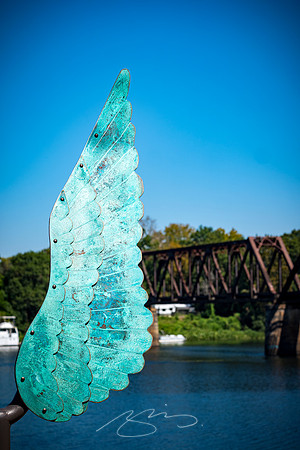 Augusta - September 2023 - 70 - Riverwalk Sculpture #2 (Wing)