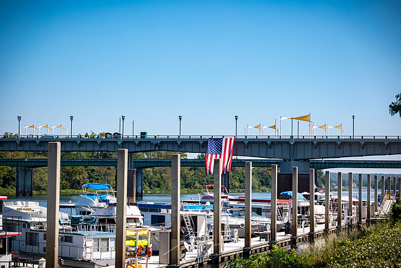 Augusta - September 2023 - 72 - Augusta Riverwalk Marina (with Freedom Bridge)