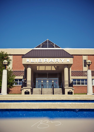 MSC Library, with Sky and Water