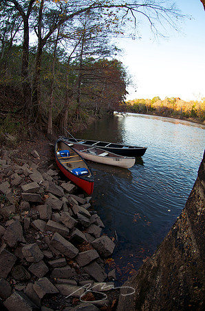 Canoes, Tied for the Night