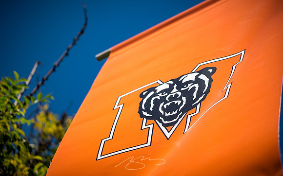Macon - Sept 2022 - 5 - Go Bears! (Mercer Banner), Second St