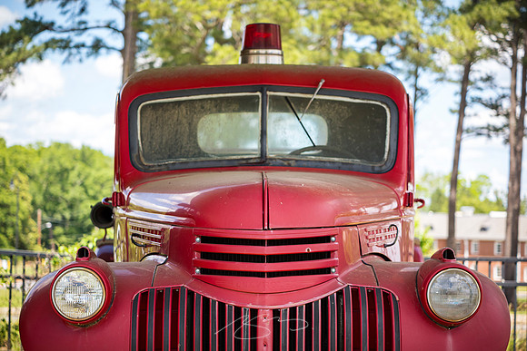 Forsyth - May 2025 - 5 - Midcentury Fire Truck, 104-114 E. Adams St., Forsyth