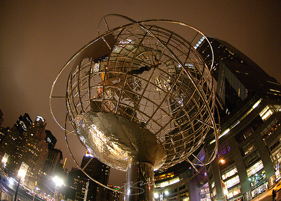 Trump Globe, Columbus Circle