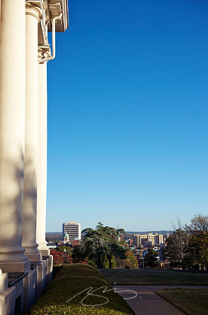 Downtown Macon from Mercer Law