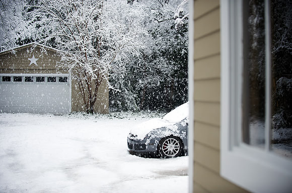 Snowy Scene (from Kitchen Window)
