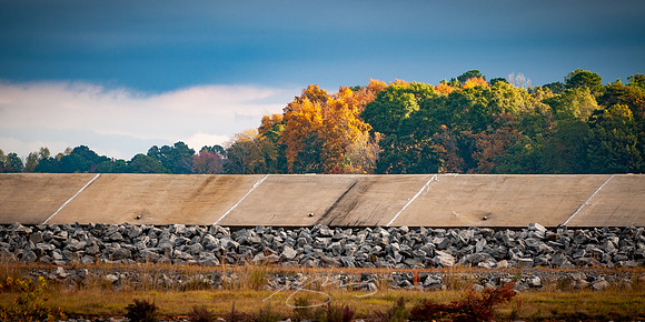 The Sun Peeks Over the Dam