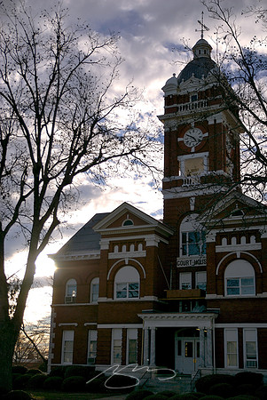 Monroe County Courthouse (Sunset)
