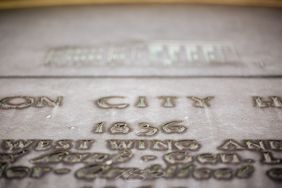 Macon - May 2022 - 36 - City Hall (Inscription Detail #1), Macon