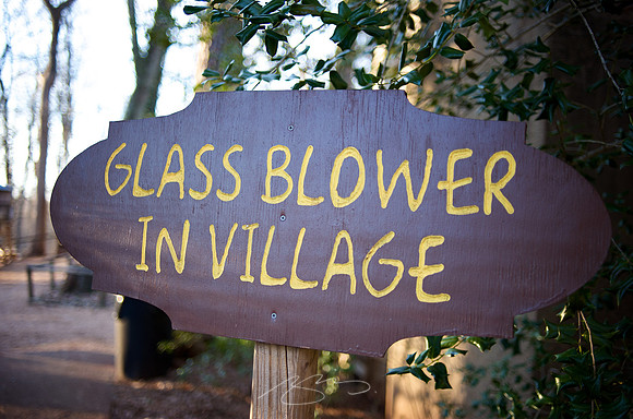 Glass Blower in Village