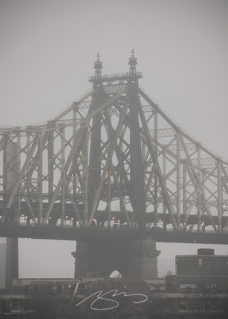 Queensboro in the Snowy Mist