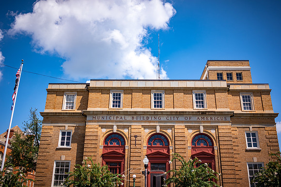 2022 - Americus - 15 - City Municipal Building, W. Lamar St